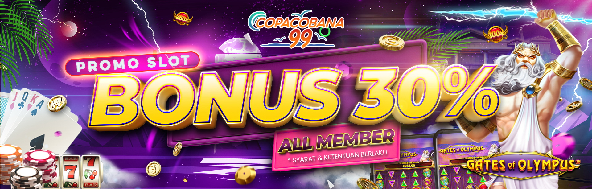 BONUS ALL MEMBER 30%