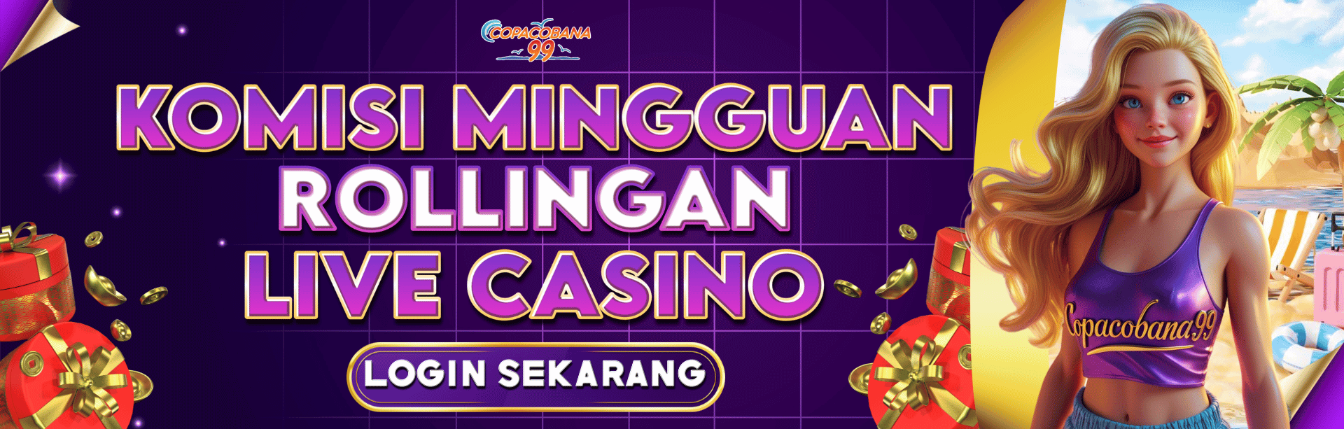 KOMISI MINGGUAN ROLLINGAN LIVE CASINO