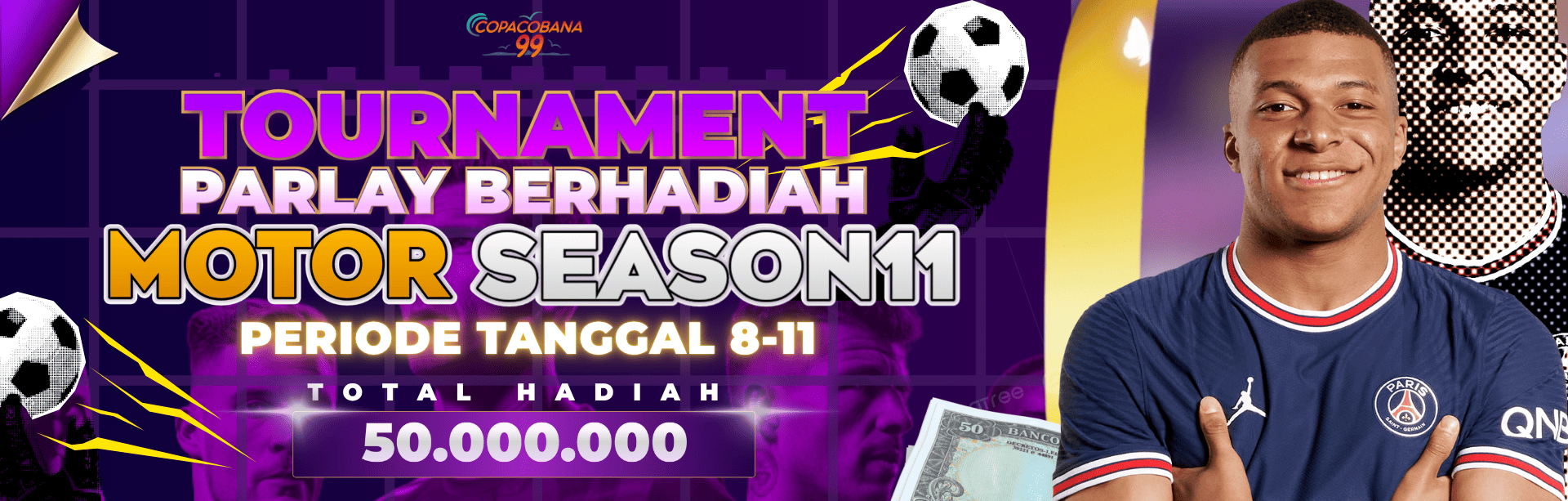 TOURNAMENT PARLAY BERHADIAH MOTOR