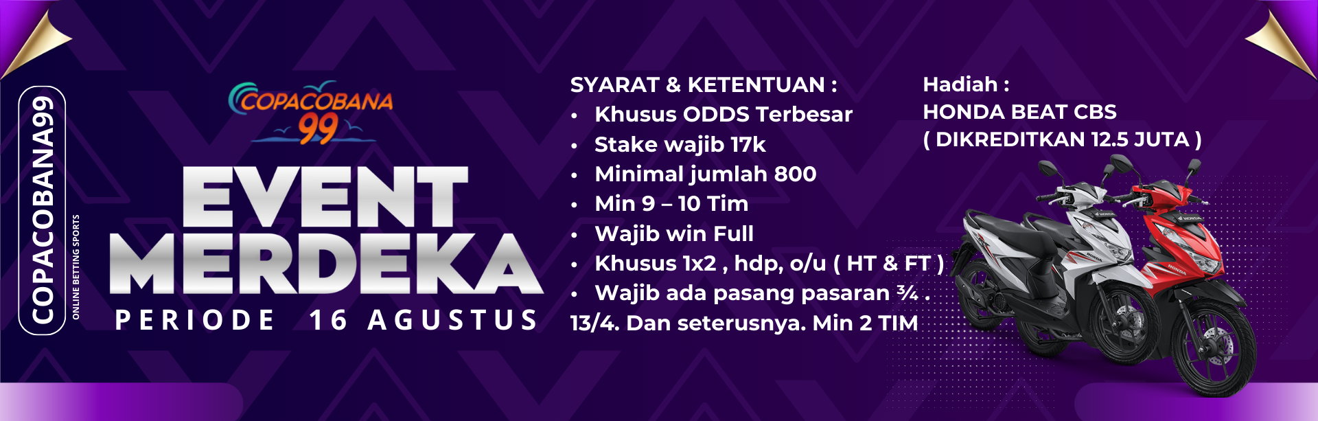 EVENT MERDEKA PERIODE 16 AGUSTUS