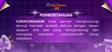 PEMBERITAHUAN COPACOBANA99
