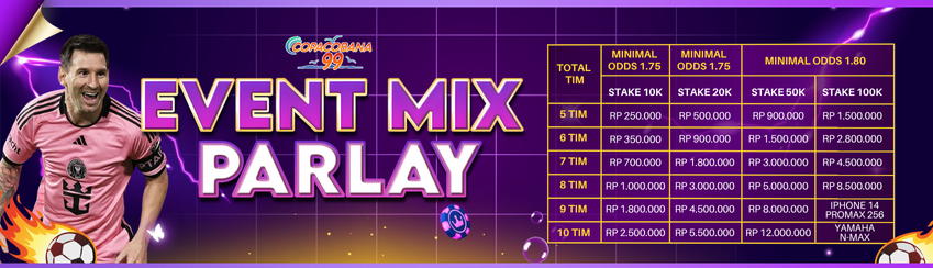EVENT SPECIAL MIX PARLAY COPACOBANA99